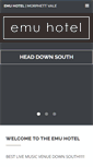 Mobile Screenshot of emuhotel.com.au